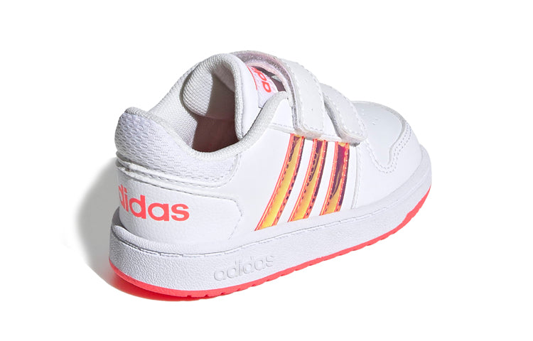 (TD) adidas Hoops 2.0 'White Pink Purple' FW7614