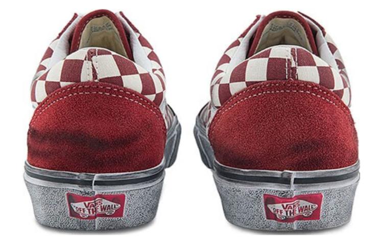Vans Old Skool Stressed 'Check Red White' VN0007NTY52