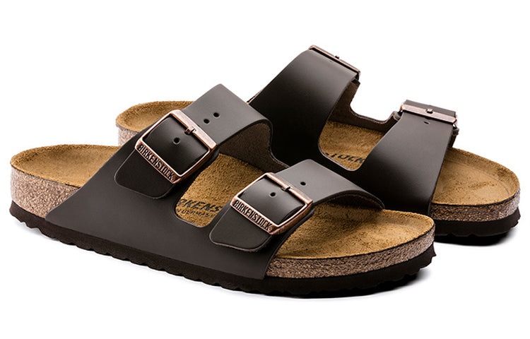 Birkenstock Arizona Natural Leather 'Dark Brown' 51101