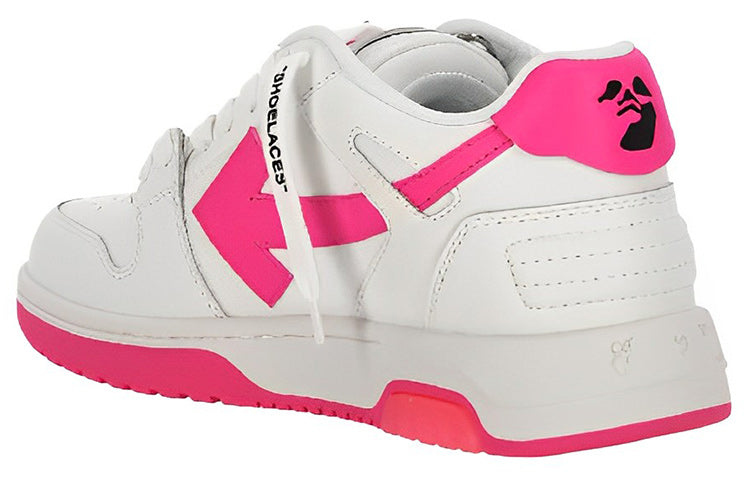 (WMNS) Off-White Out Of Office Calf Leather Sneaker 'White Red' OWIA259S23LEA0010132