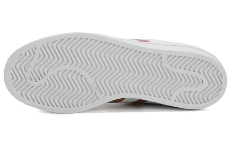 (WMNS) adidas originals Superstar Shoes Golden/White EF1326