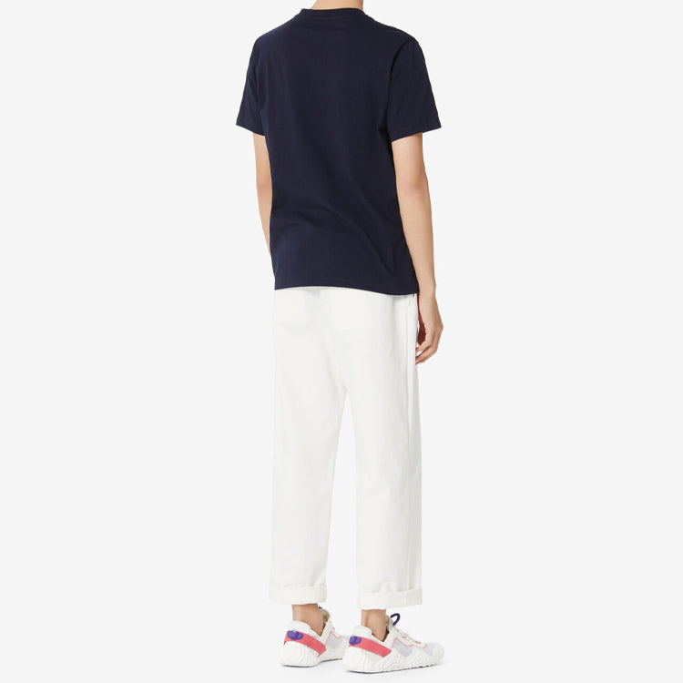 Men's KENZO Valentine's Day Series Love Embroidered Short Sleeve Blue FA5-5TS068-4W8-77