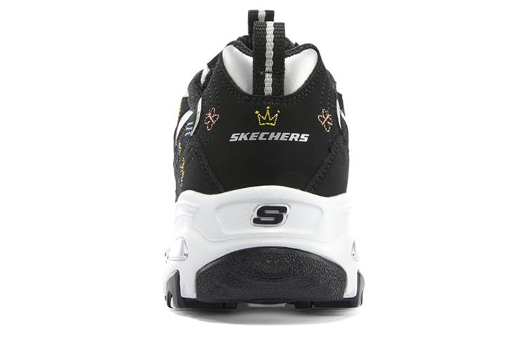 (WMNS) Skechers D'Lites 1.0 'Black White' 896155-BKW