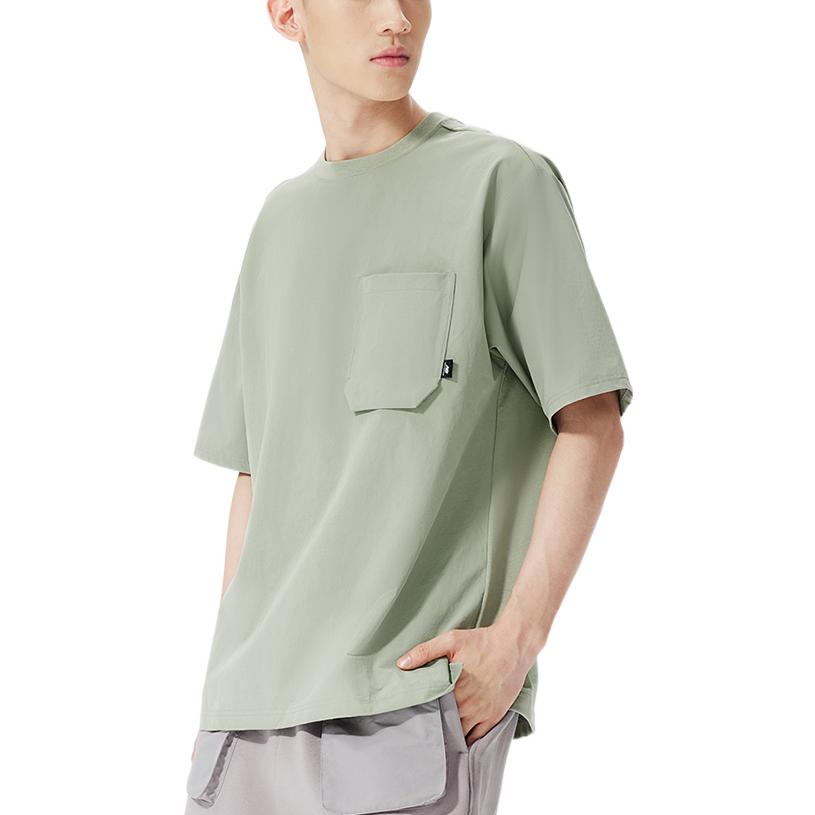 New Balance Logo Crew Neck T-Shirt Asia Sizing 'Lime Green' AMT22364-DRA