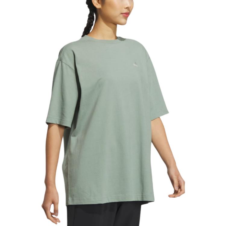 (WMNS) adidas Sportswear Three Stripes T-Shorts 'Green' IS7405