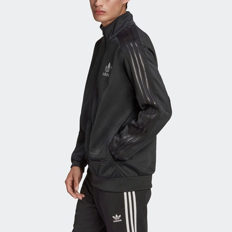 adidas originals Chile 20 Tt Athletics Training Sports Jacket Black GN9652