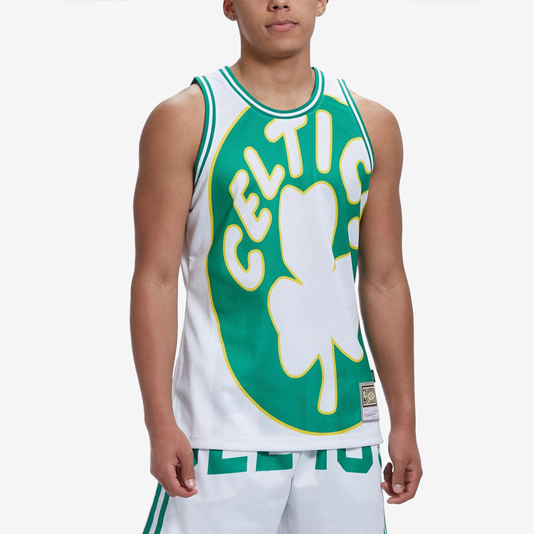 Mitchell & Ness Blown Out NBA Tank 'Boston Celtics' MSTKBW19146-BCEWHIT