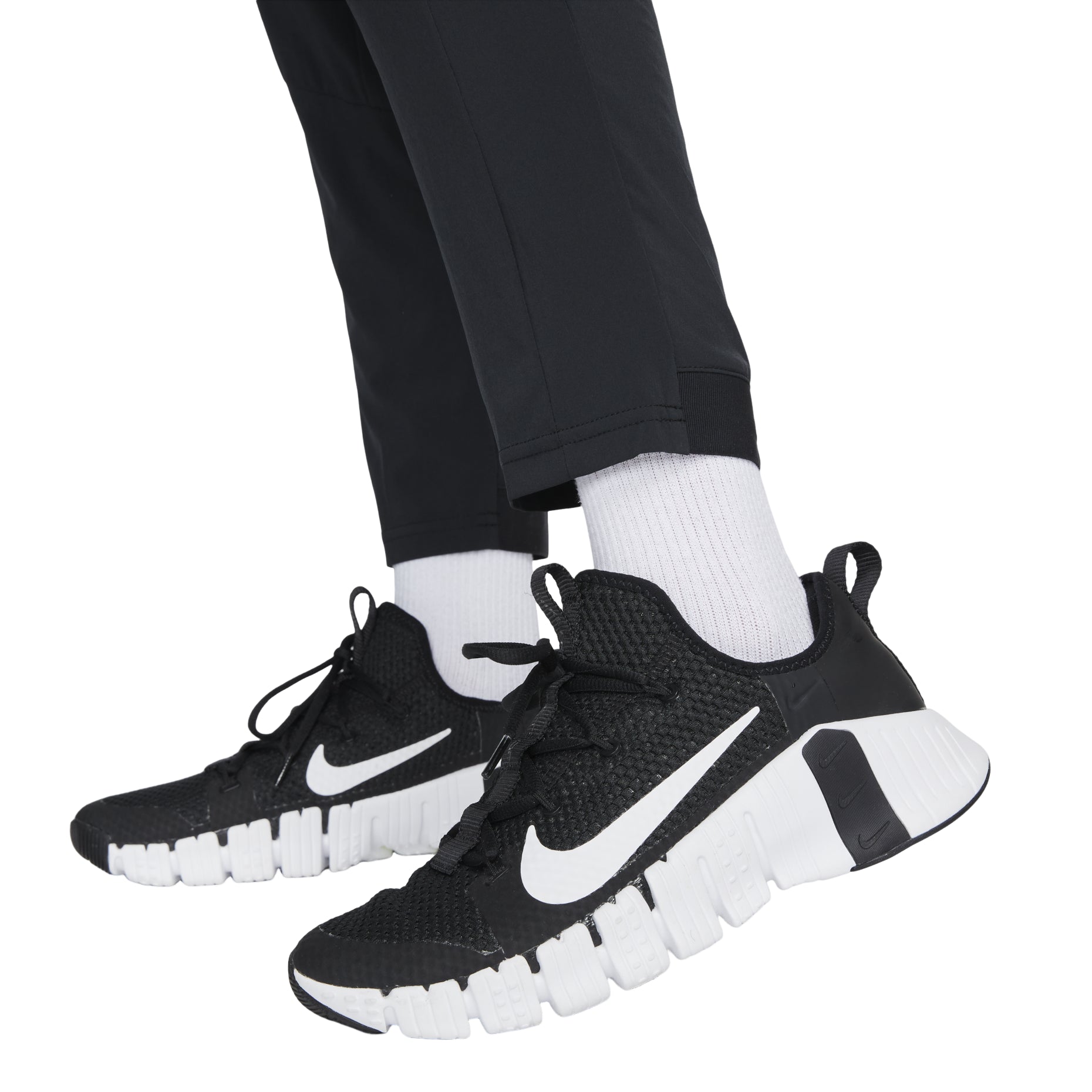 Men's Nike Logo Printing Solid Color Elastic Waistband Sports Pants/Trousers/Joggers Autumn Black DM5949-011