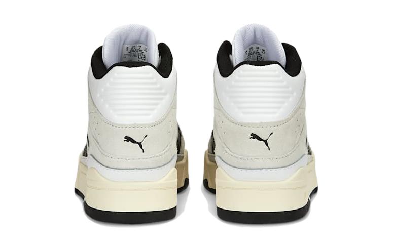 (GS) PUMA Slipstream Mid Heritage Sneakers 'White Beige Black' 393057-01