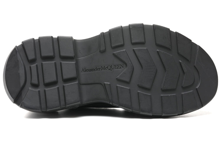 (WMNS) Alexander McQueen Tread Slick Sneakers 'Black' 702042WHZ621081