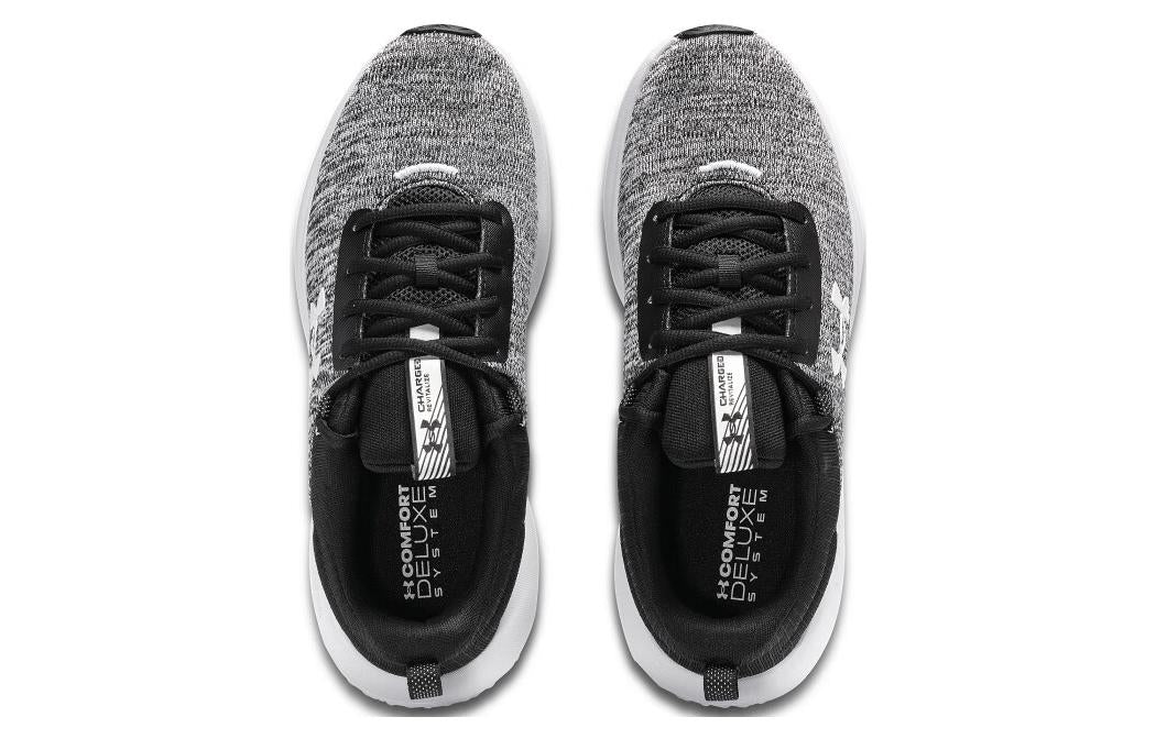 (WMNS) Under Armour Charged Revitalize 'Black Grey White' 3026683-001