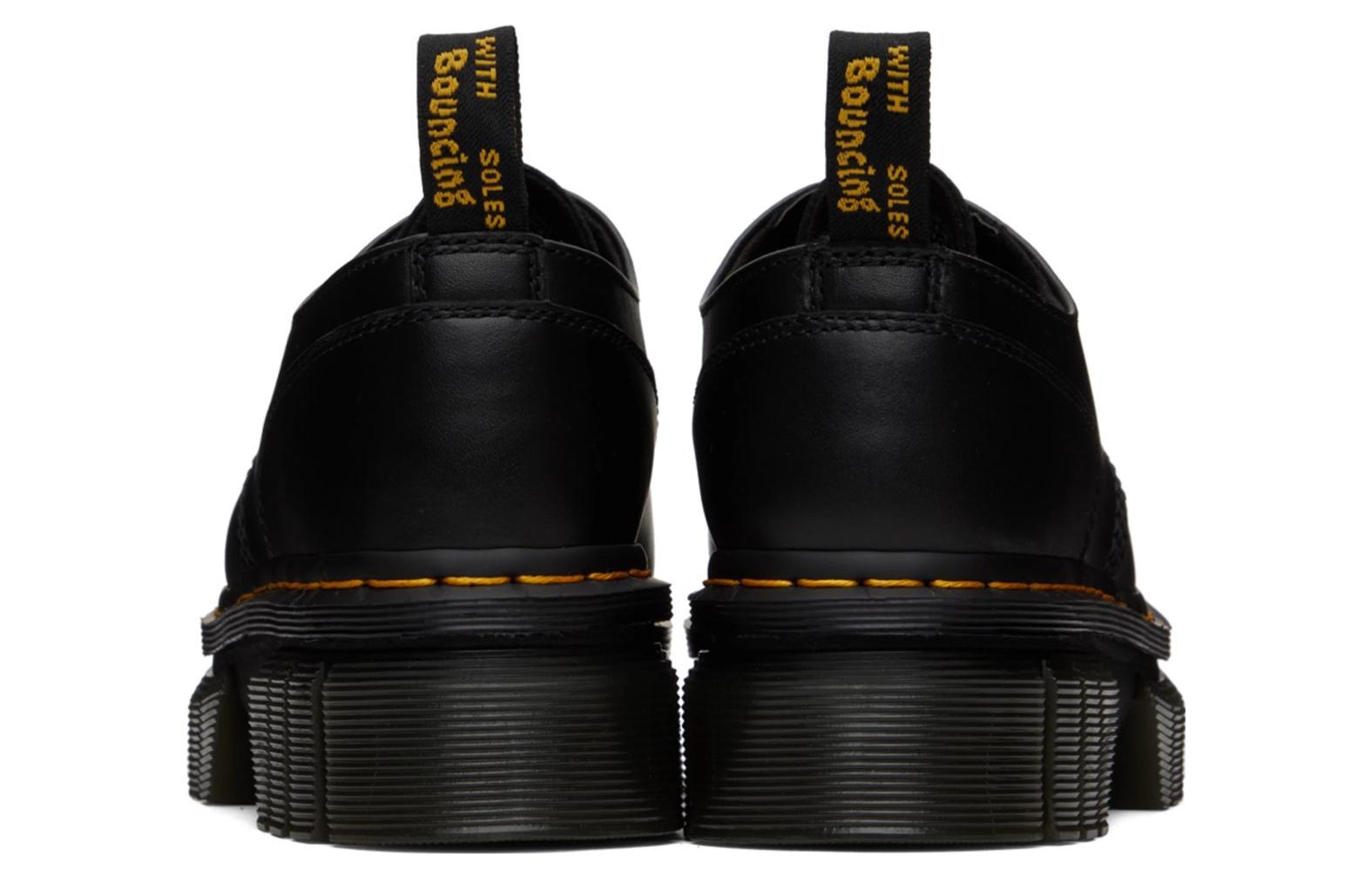 (WMNS) Dr. Martens Audrick JK 'Carbon Black Yellow' 27147001