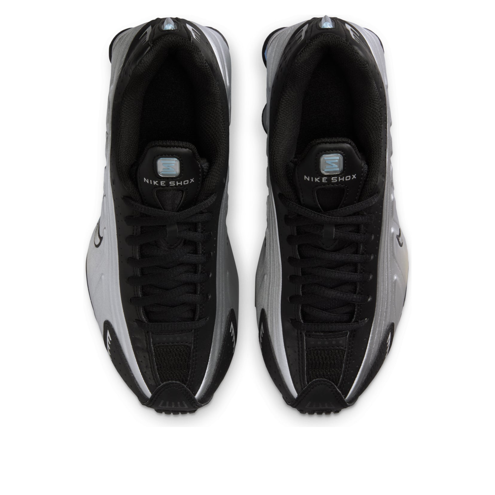 (GS) Nike Shox R4 'Metallic Silver Black Psychic Blue' CW2626-004