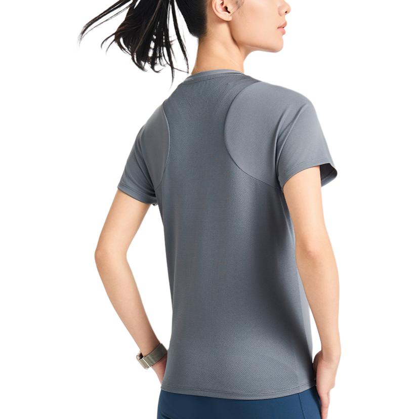 (WMNS) ASICS Logo T-Shirt 'Grey' 2012D062-020