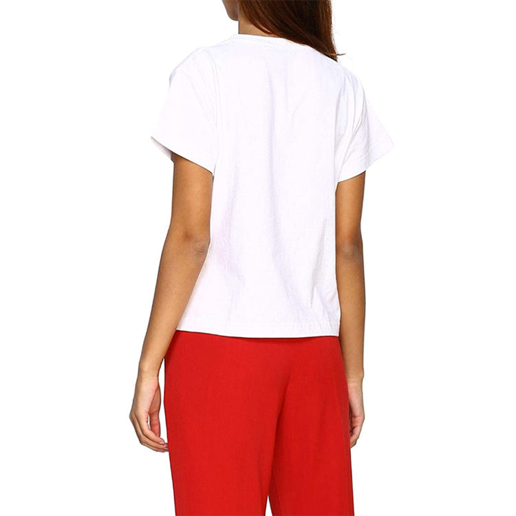 Balenciaga Signature Alphabet Logo Short Sleeve White 583217TFV639783