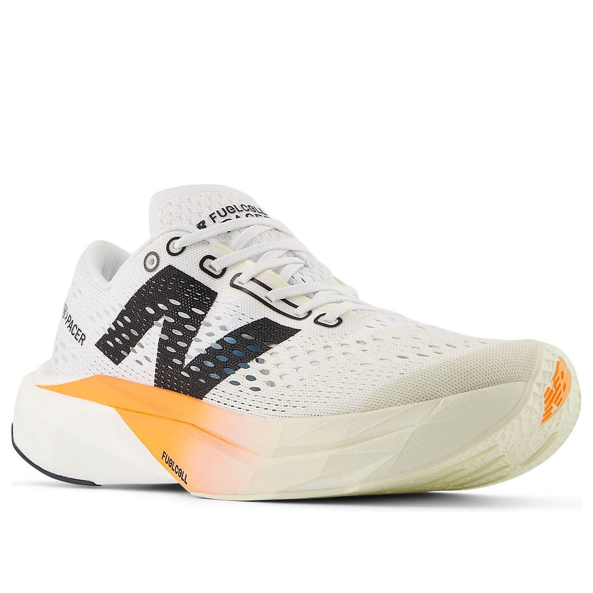 (WMNS) New Balance FuelCell SuperComp Pacer v2 'Hot Mango White' WFCRRCH2
