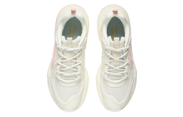 (WMNS) Li-Ning Sport Leisure Low 'Cream White Pink' AGCR478-1