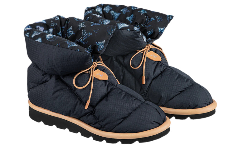 (WMNS) LOUIS VUITTON LV Pillow Comfort Ankle Boots 'Navy' 1A9RF
