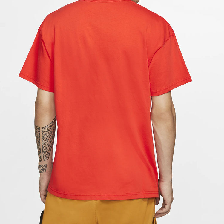 Nike ACG Small Logo Casual Short Sleeve Red BQ7343-634