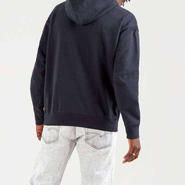 Men's Levis Printing Hooded Casual Iron Gray 38479-0025
