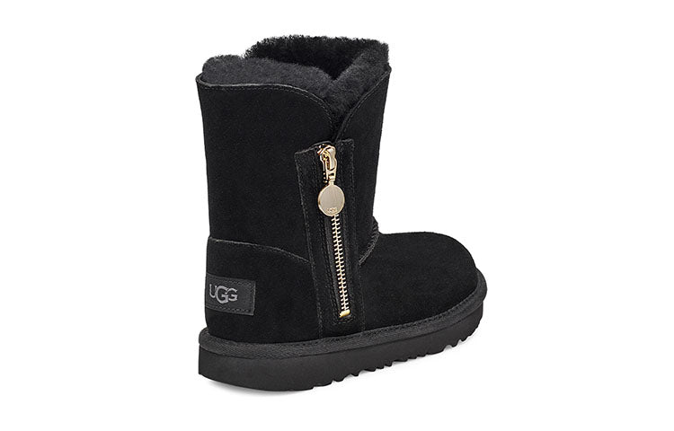 (PS) UGG Bailey Zip Short Boot 'Black' 1123613K-BLK