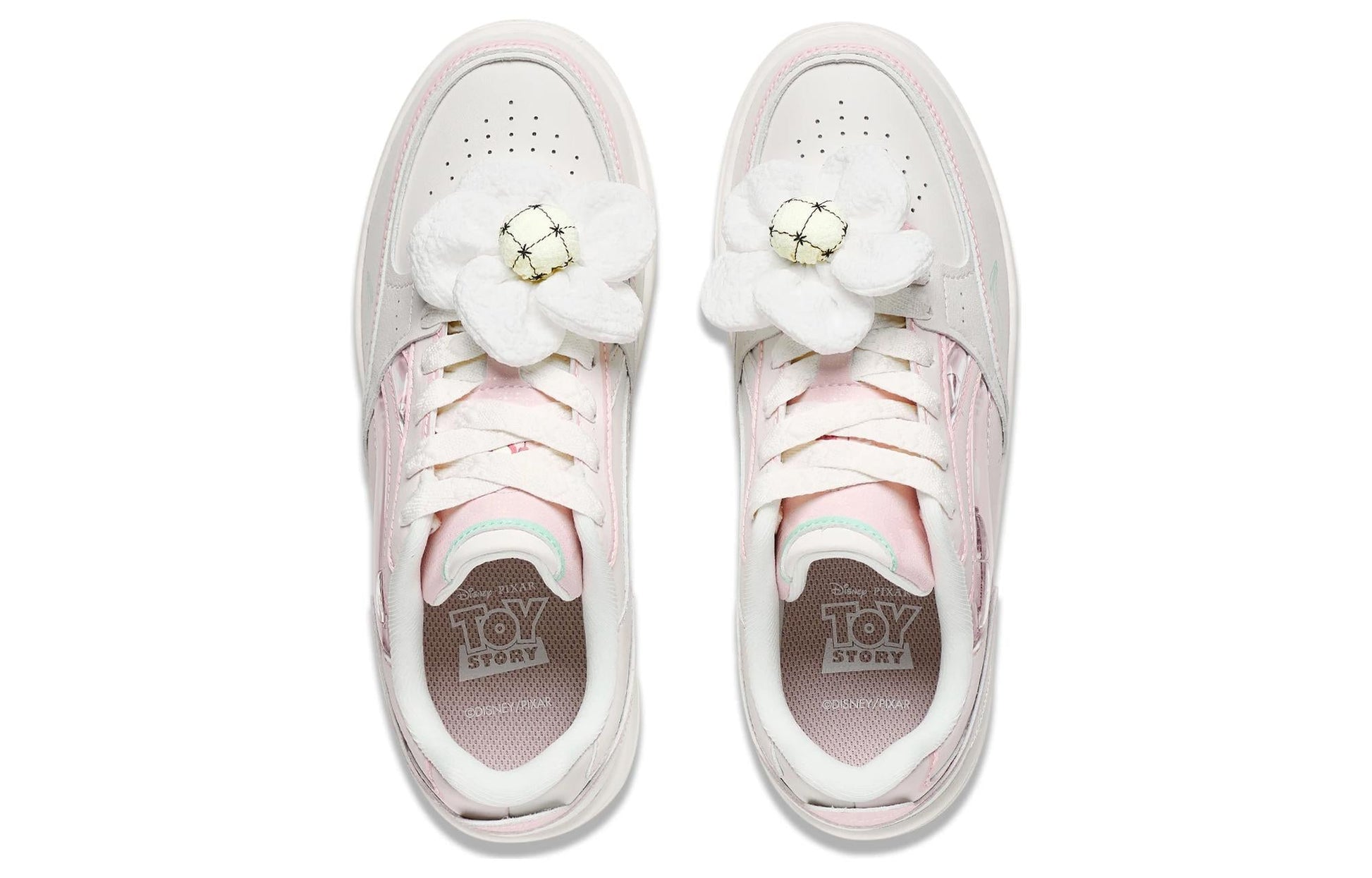 (WMNS) Li-Ning x Disney Skate Shoes 'Pink White' AGCT382-3