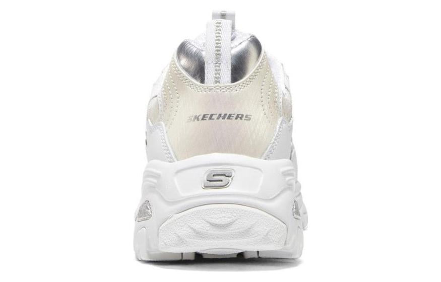 (WMNS) Skechers D'lites 1.0 Marathon Running Shoes 'White' 896242-WHT