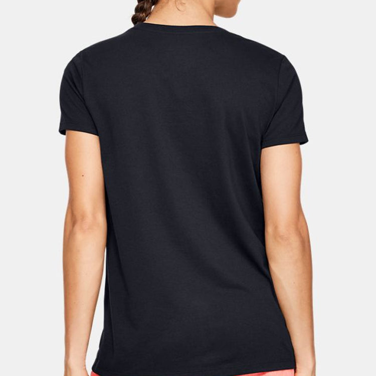 (WMNS) Under Armour Branded Training Sports Short Sleeve Black 1355647-001
