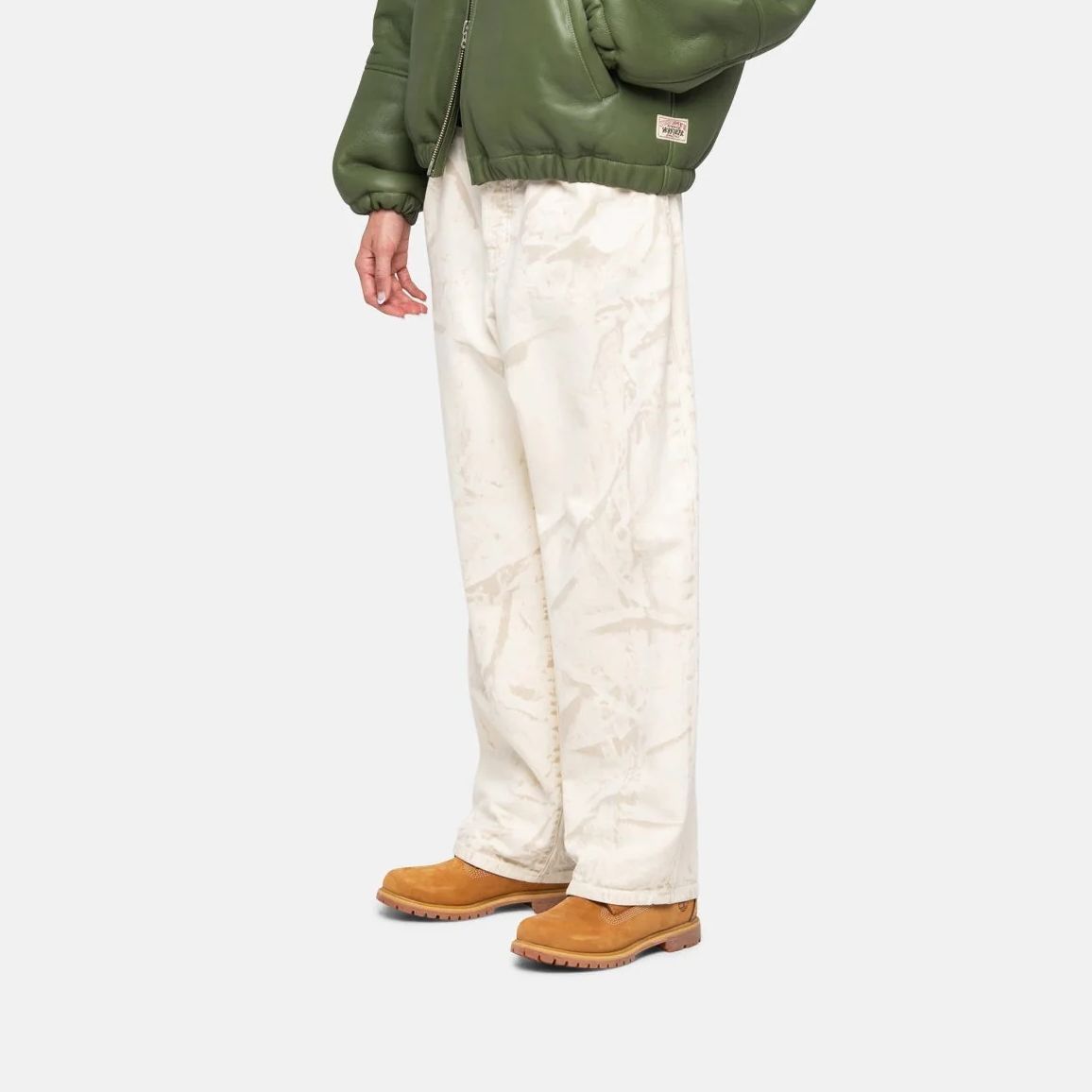 Stussy Big Ol Jean Quilted Denim 'Beige' 116639