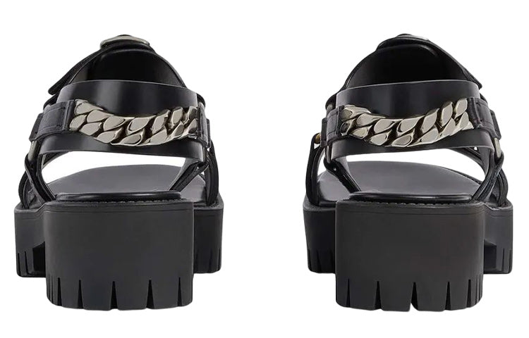 (WMNS) Gucci Sandal With Horsebit 'Black' 700051-DS8R0-1000