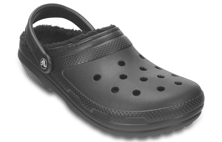 Crocs Stay Warm Wear-Resistant Cozy Sports Unisex Black Sandals 204563-060
