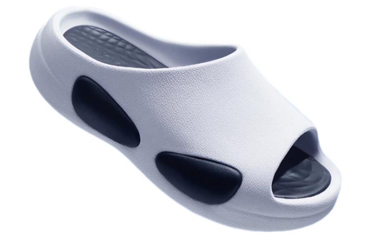 Li-Ning Counterflow Shock Absorption Sports Slippers Unisex 'Standard White Black' AGAS028-1