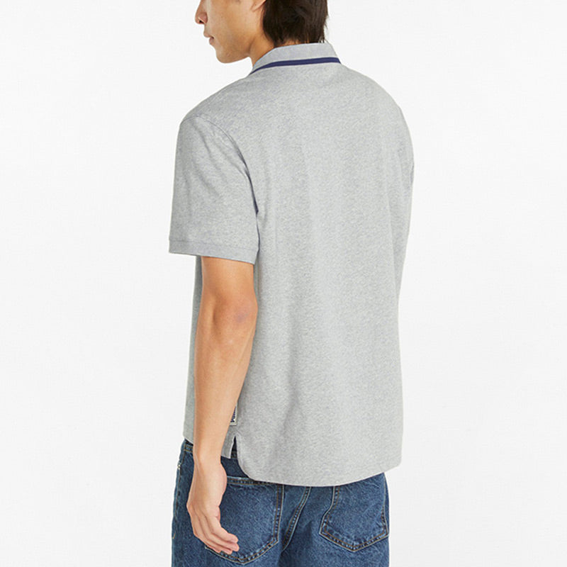 PUMA Team Polo Tee 'Grey' 536945-04