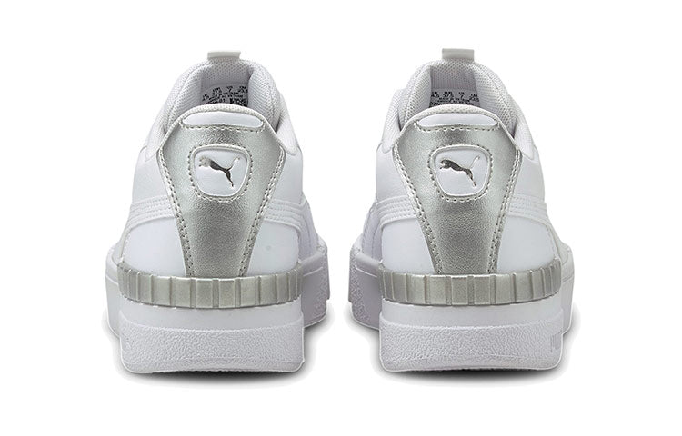(WMNS) PUMA Cali Sport 'Metallic - White' 375050-01
