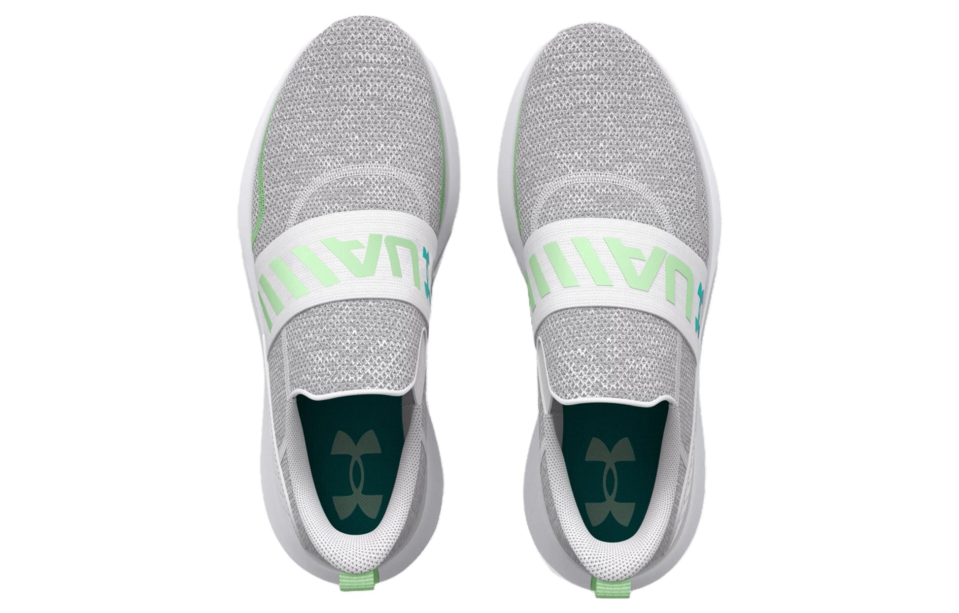 (WMNS) Under Armour Surge 3 Slip Running Shoes 'White Aqua Foam' 3026507-101