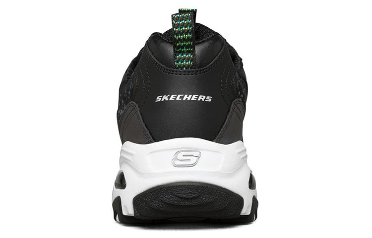 (WMNS) Skechers D'Lites 1.0 Low-Top Daddy Shoes Black 149462-BKW