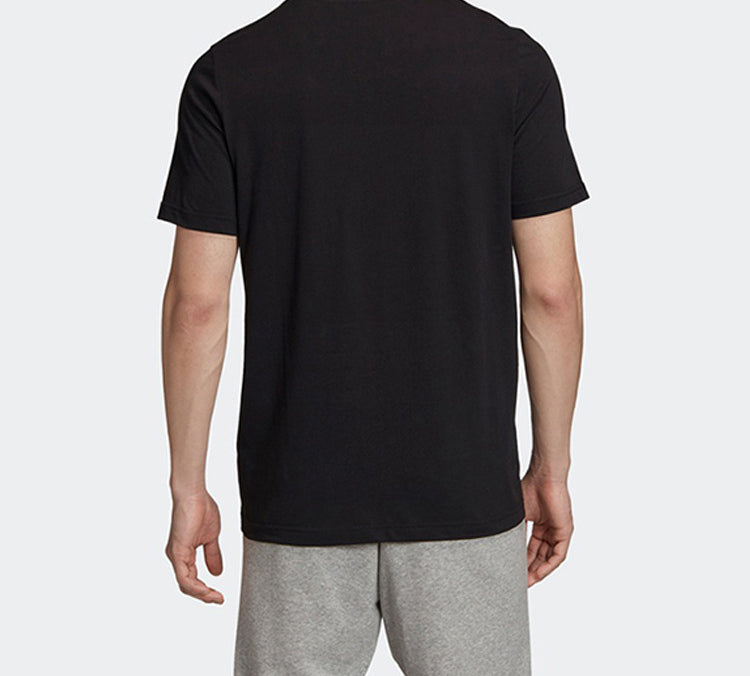 adidas Universal Foil Letter Short-sleeve Tee Men Black GE4688
