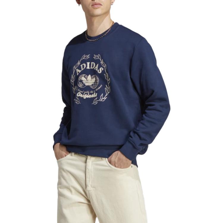 adidas Graphics Archive Crew Sweatshirt 'Blue' IC5769