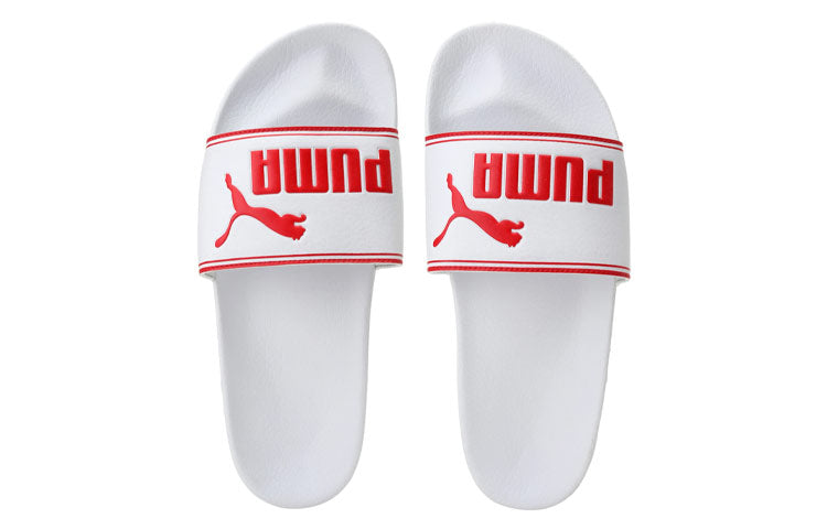 PUMA Leadcat Slipper White/Red 360263-05