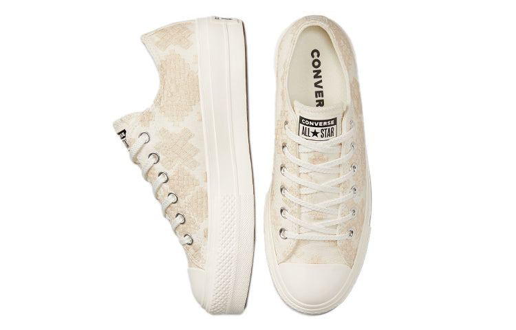 (WMNS) Converse Chuck Taylor All Star Lift Platform Low 'Tonal Embroidery' A02225C