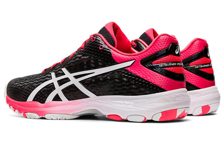 (WMNS) ASICS Netburner Professional FF2 Running Shoes Black/Pink 1072A036-002
