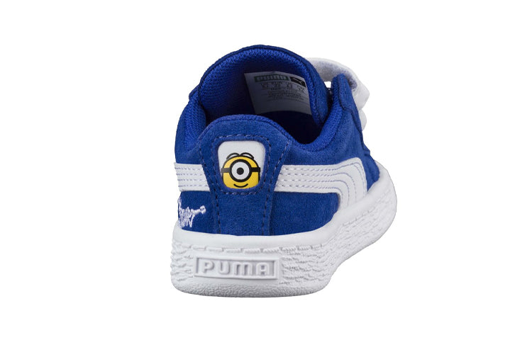(PS) PUMA Minions Suede V Ps Casual Shoes Blue/White 365528-02