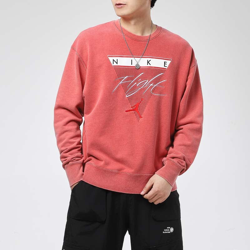 Air Jordan Flight MENS Casual Sports Crew-neck Red CZ6096-687