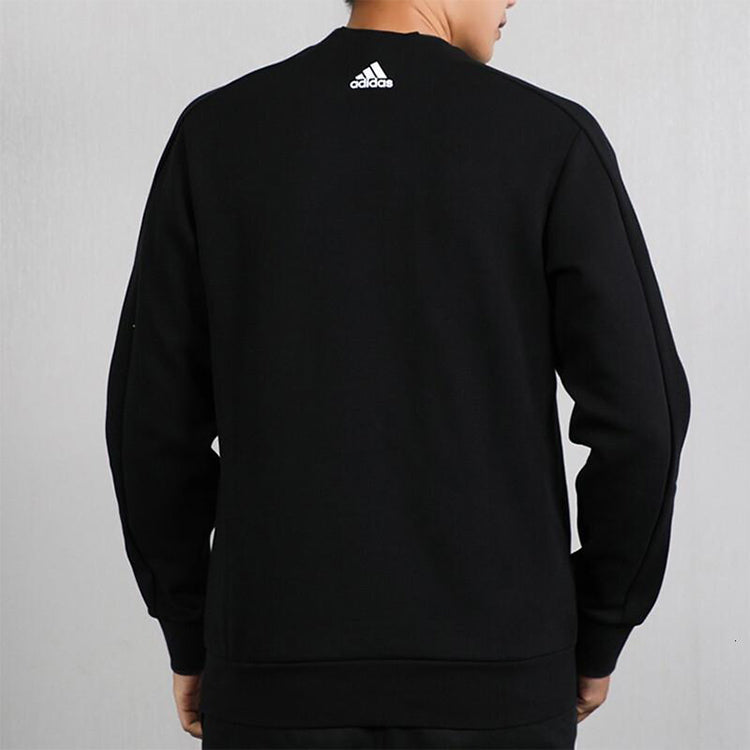 adidas Sports Jacket Round Neck Pullover Black EH3782