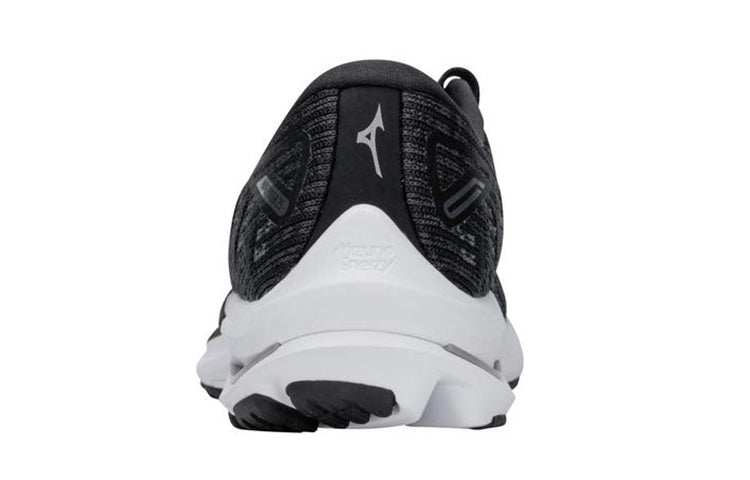 (WMNS) Mizuno Wave Rider 25 Waveknit 'Black Grey' J1GD217590