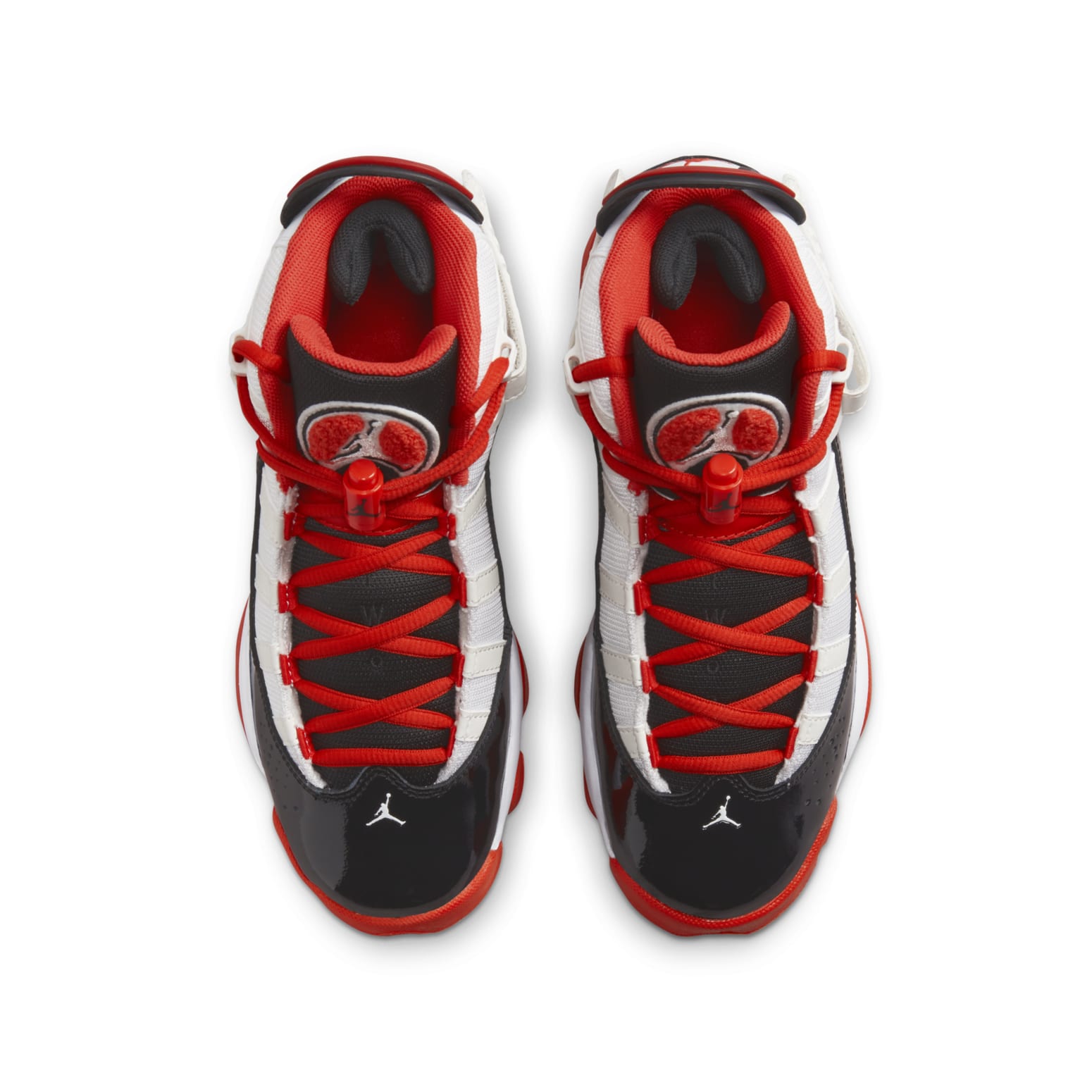 (GS) Air Jordan 6 Rings 'White Black Team Orange' DV1345-108