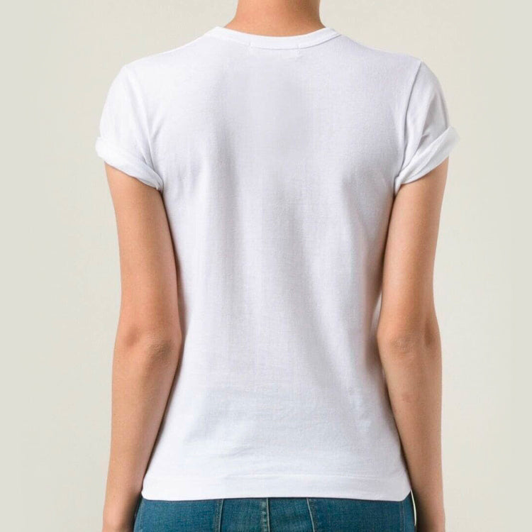 (WMNS) COMME des GARCONS PLAY Mini Logo Tee 'White' AZ-T199-051-2