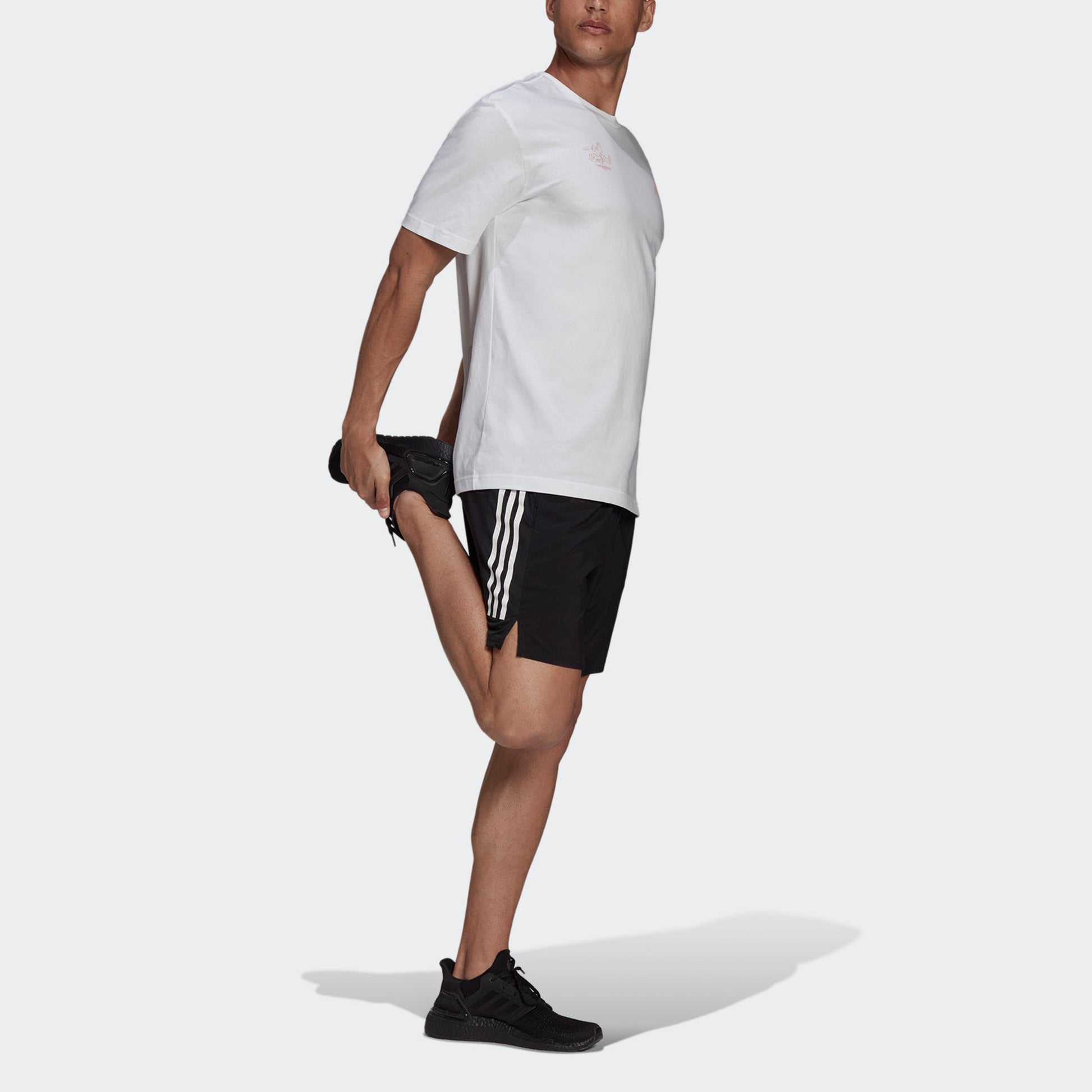 adidas Sig Gfx 1 Sports Running Short Sleeve Men's White GV1349