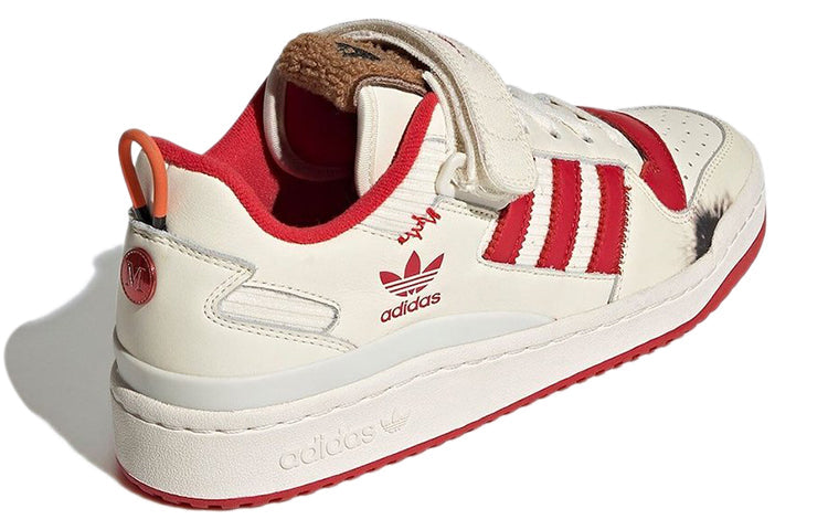 adidas originals Forum 84 Low Home Alone Retro Sneakers White/Red Unisex GZ4378