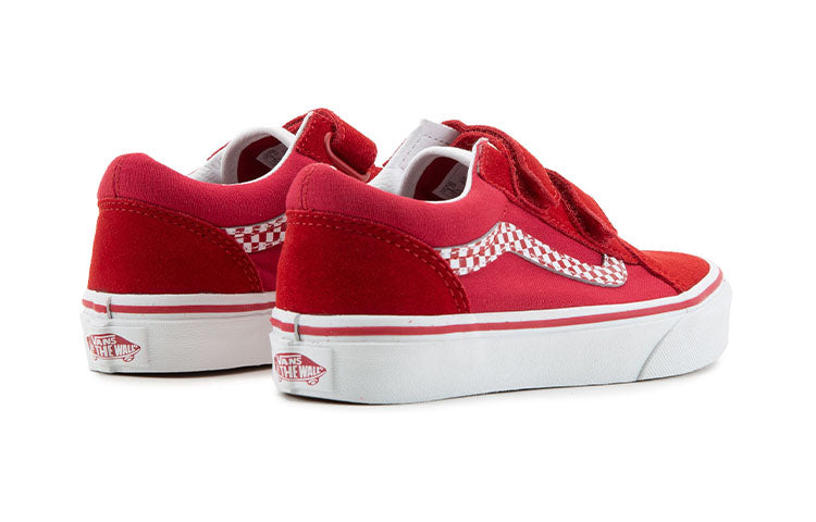 (PS) Vans Old Skool V 'Red White' VN0A4BUV0LD
